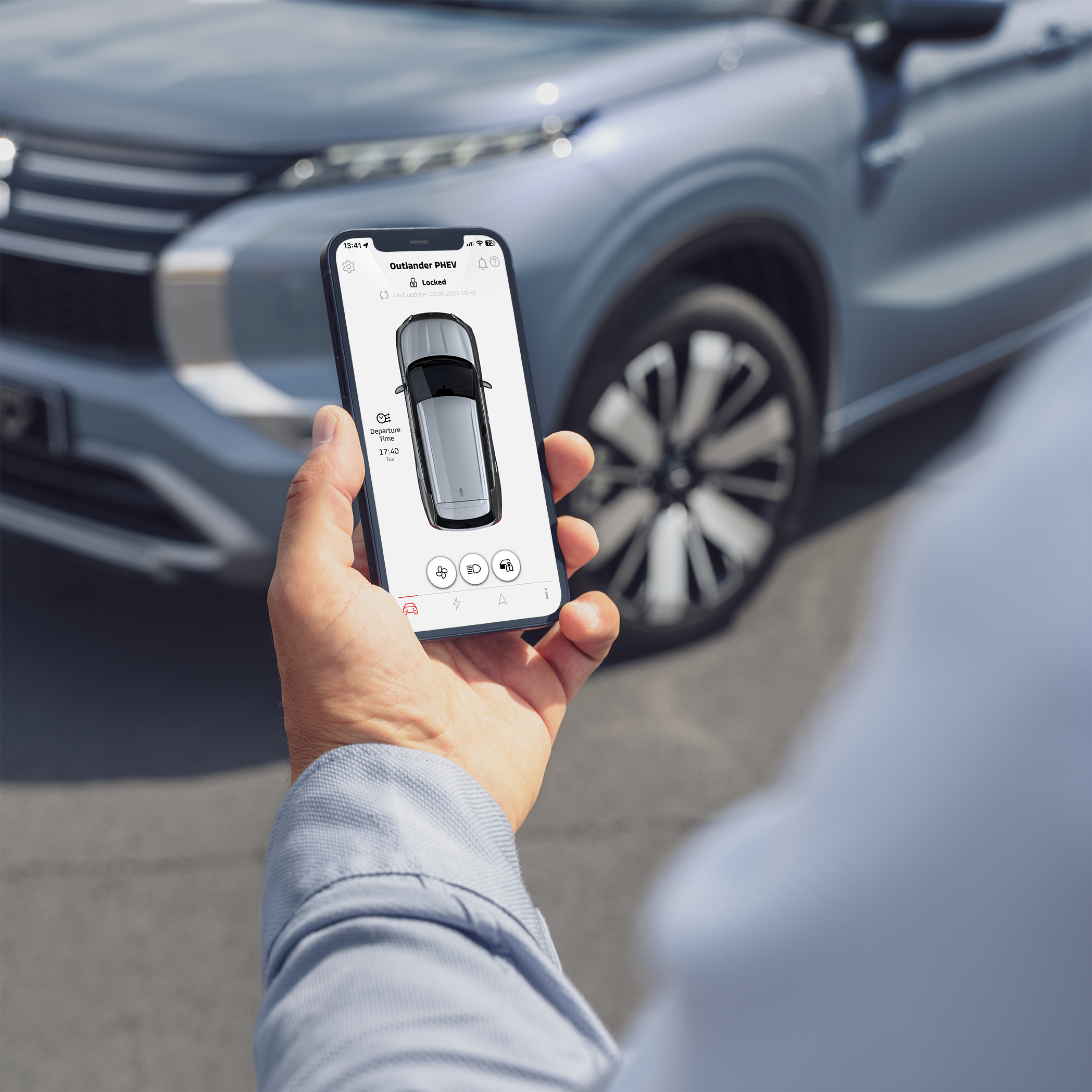 Connettivit&agrave; di Mitsubishi Outlander PHEV