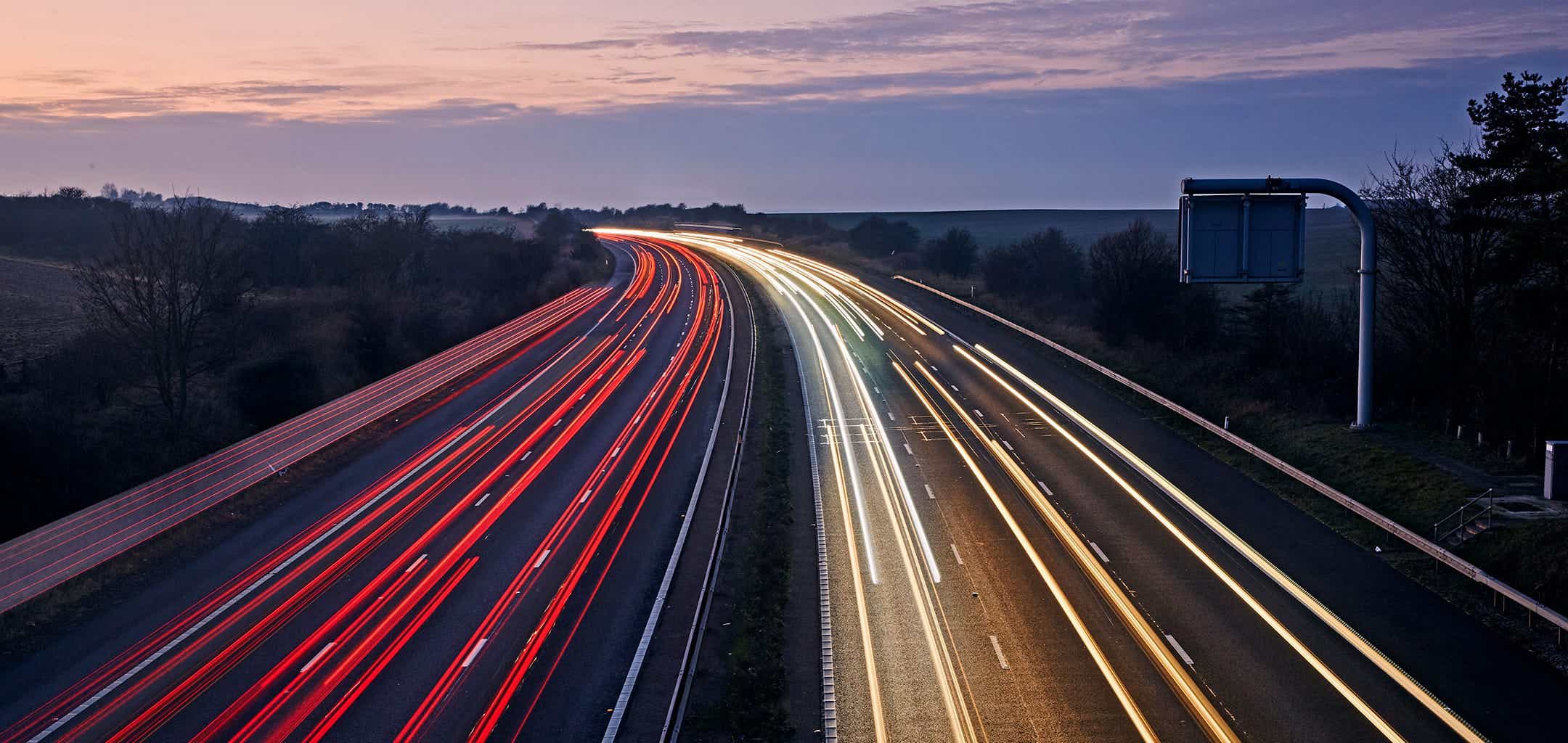 In autostrada